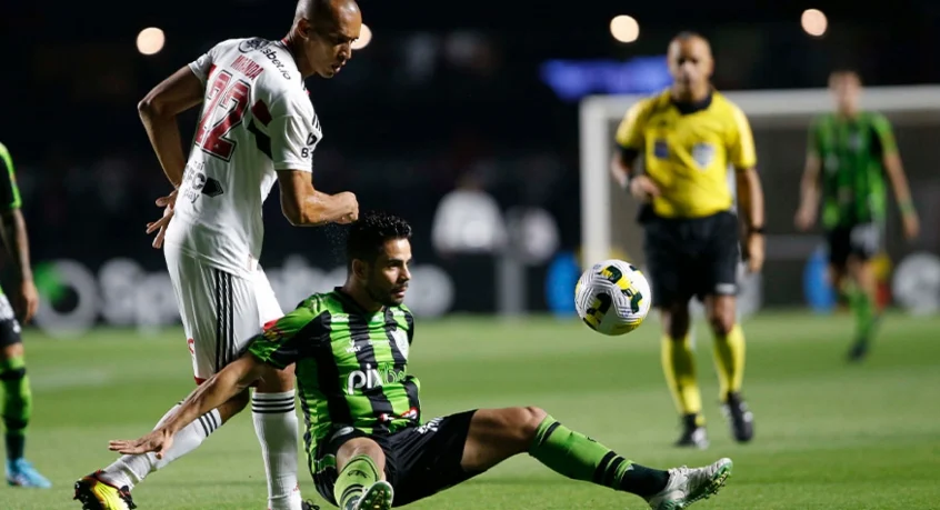 América MG x São Paulo - Jogo de volta das quartas de final da Copa do Brasil