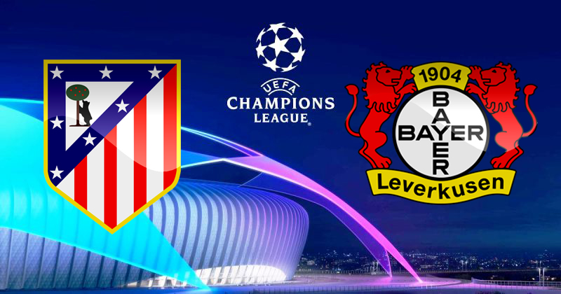 Atlético de Madrid x Bayer Leverkusen - Champions League