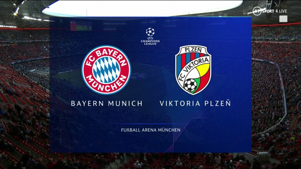 Bayern de Munich x Viktoria Plzen - Chmapions League