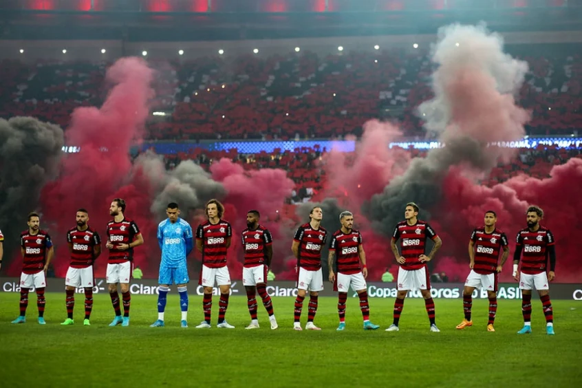 Jogadores do Flamengo Perfilados