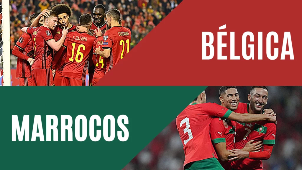 Bélgica x Marrocos