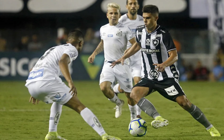 Botafogo enfrenta o Santos brigando por Libertadores