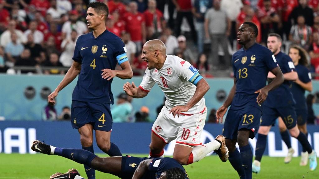 Khazri marcou o gol da vitória da Tunísia em cima da França,jpeg