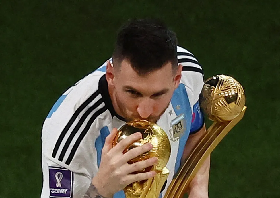 A Copa do Mundo conquistou Lionel Messi