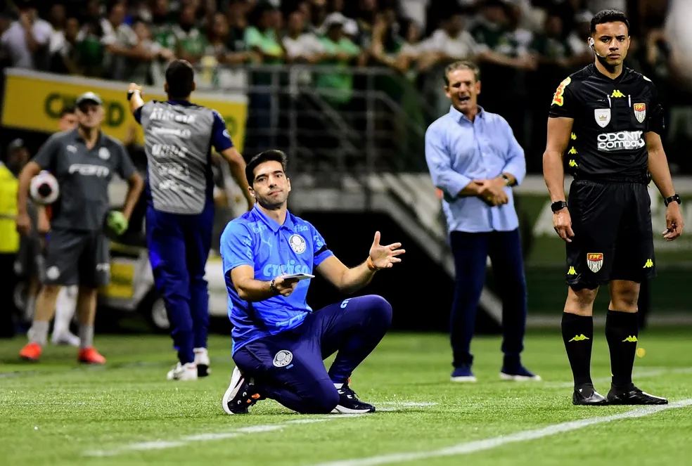 Abel Ferreira em Palmeiras x São Bento