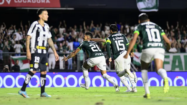 Palmeiras x Santos, gol Murilo