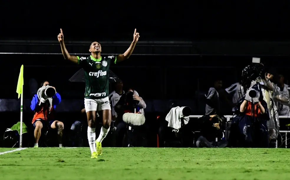 Palmeiras x Santos, gol de Rony