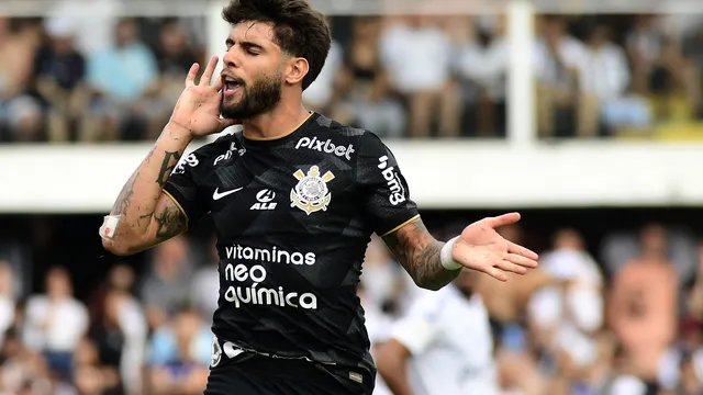 Yuri Alberto em Santos x Corinthians