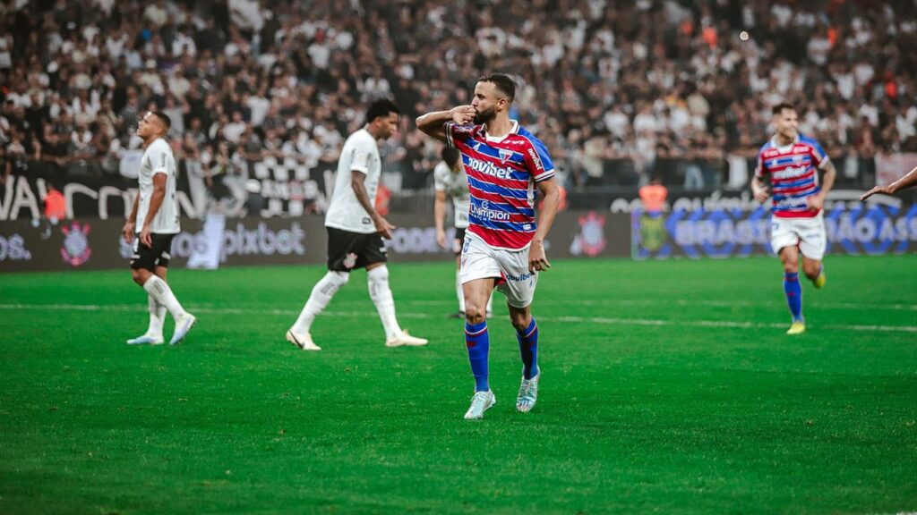 Caio Alexandre marcou o gol do Fortaleza no empate com o Corinthians