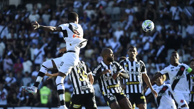 Vasco foi só chuveirinho contra o Santos