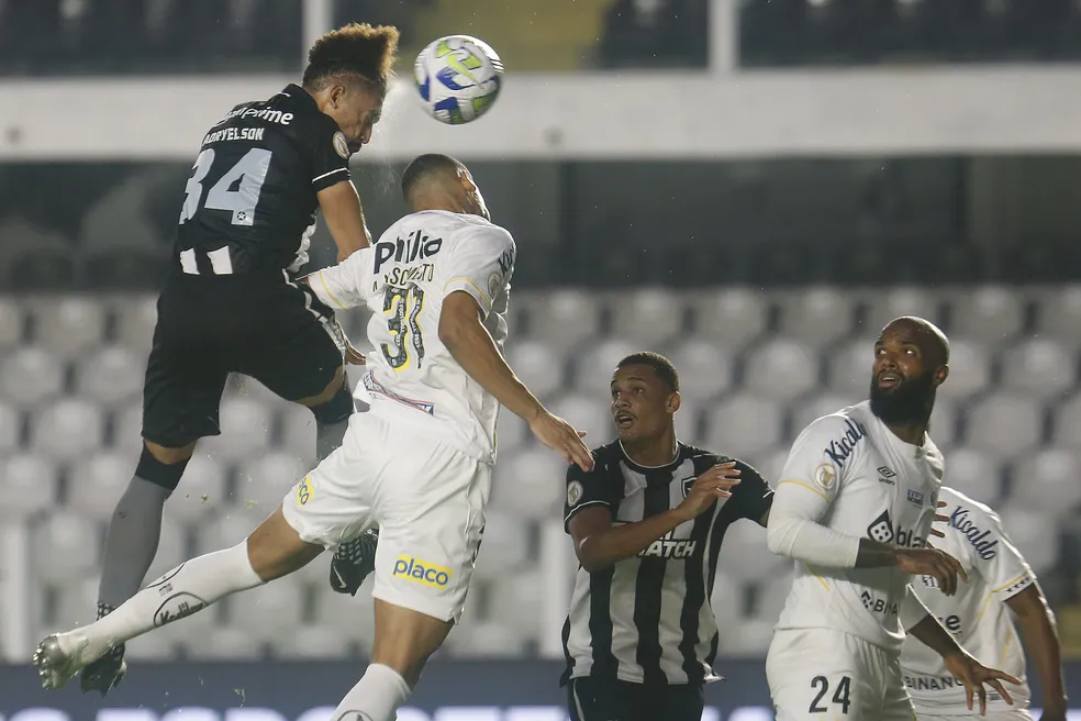 Santos 2 x 2 Botafogo - Peixe abre 2 a 0, mas Fogão reage e empata na Vila