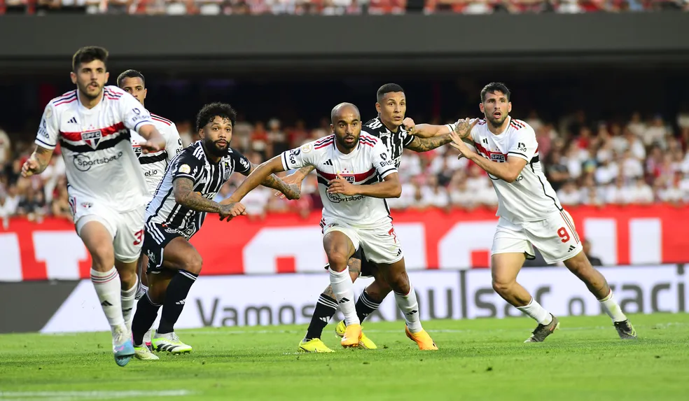 Lucas em São Paulo x Atlético-MG