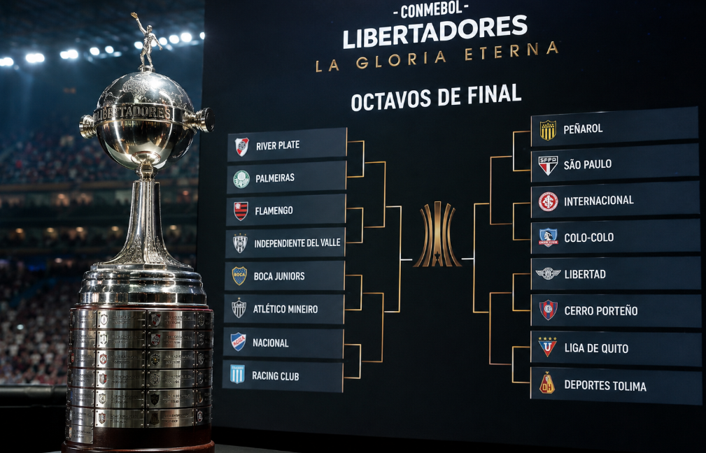Oitavas da Libertadores 2026 jogos, datas e onde assistir