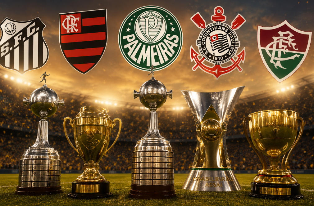 Os clubes mais vitoriosos do futebol brasileiro títulos, ranking e história dos gigantes